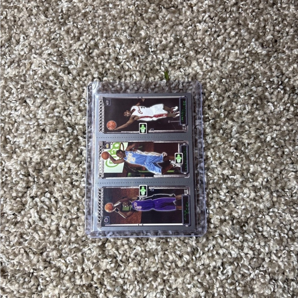 2003-04 Topps Rookie Matrix Bosh/ Carmelo/LeBron - Ungraded 7/10